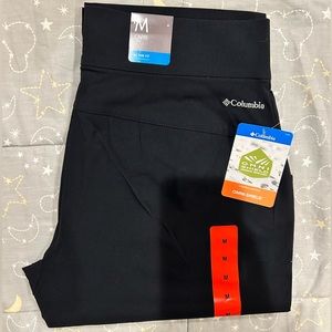 Columbia Black Capri Pants With Omni Shield Size M